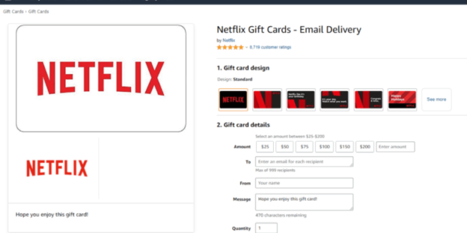 netflix gift code